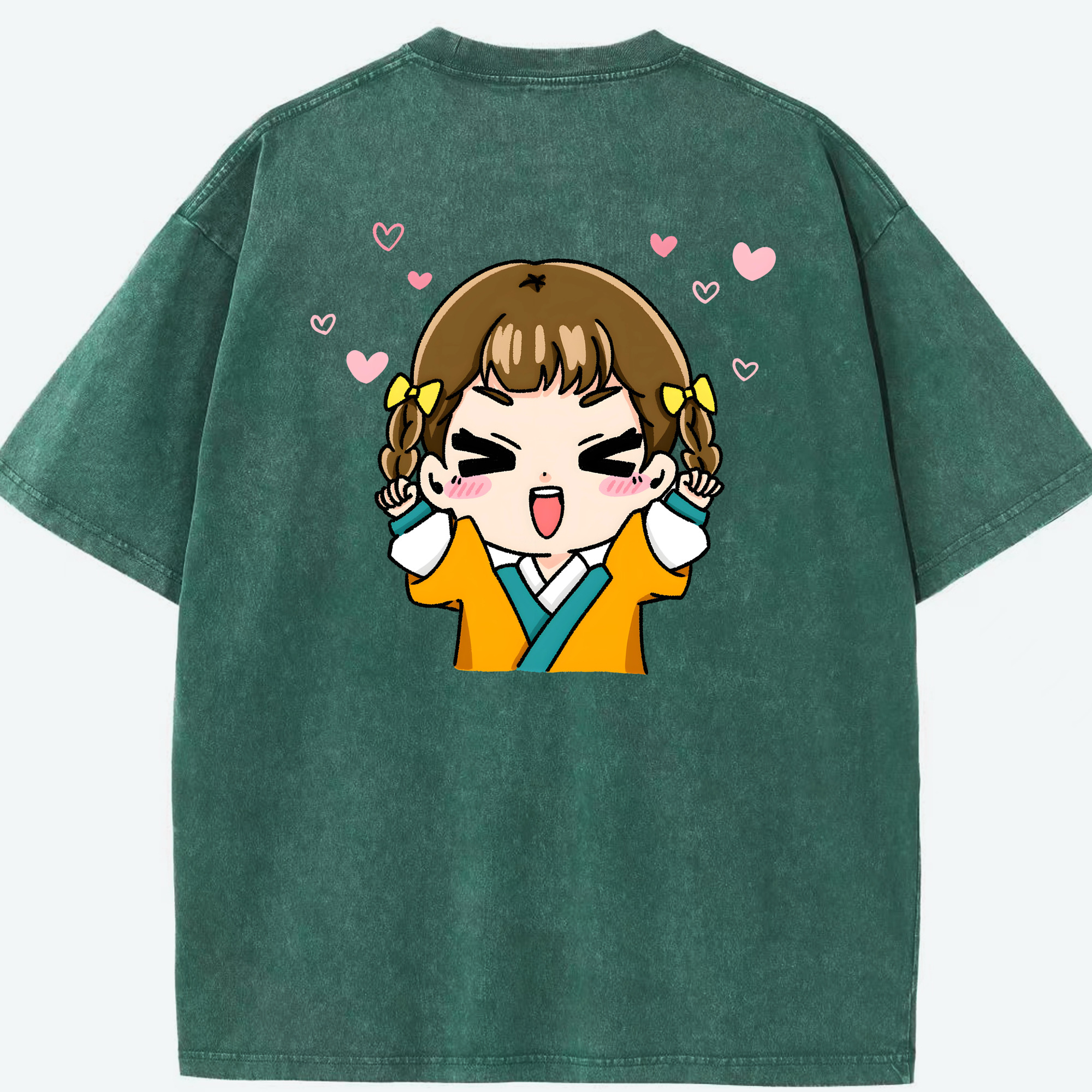 （画像用） 薬屋のひとりごと The Apothecary Diaries 綿100% ヴィンテージ風 半袖Tシャツ（背面プリント）